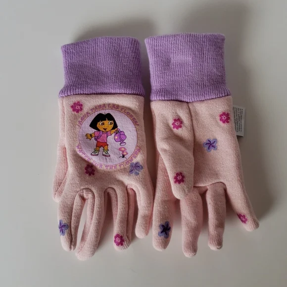 NWOT Dora the Explorer small children gardening gloves - Picture 2 of 8
